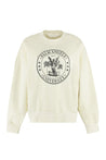 Palm Angels-OUTLET-SALE-Cotton crew-neck sweatshirt-ARCHIVIST