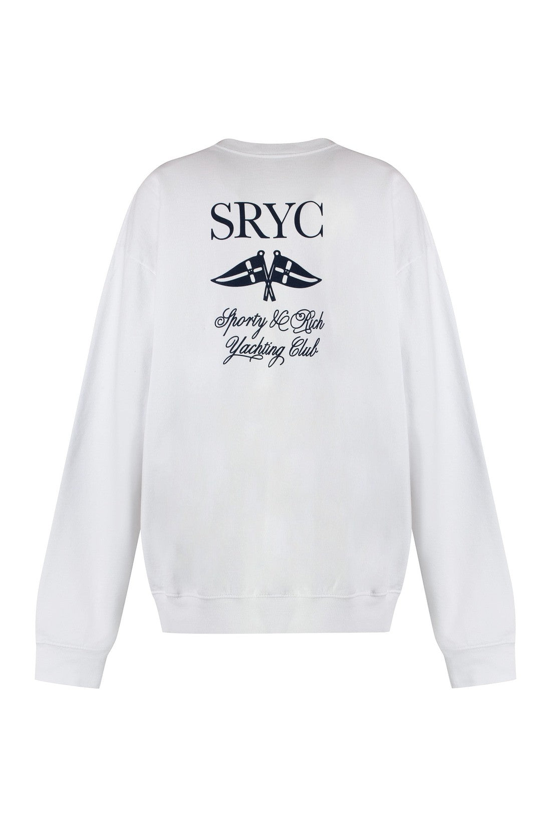 Sporty & Rich-OUTLET-SALE-Cotton crew-neck sweatshirt-ARCHIVIST