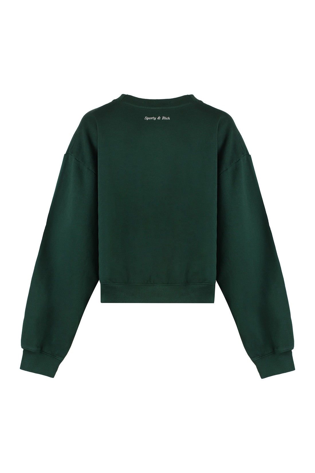 Sporty & Rich-OUTLET-SALE-Cotton crew-neck sweatshirt-ARCHIVIST