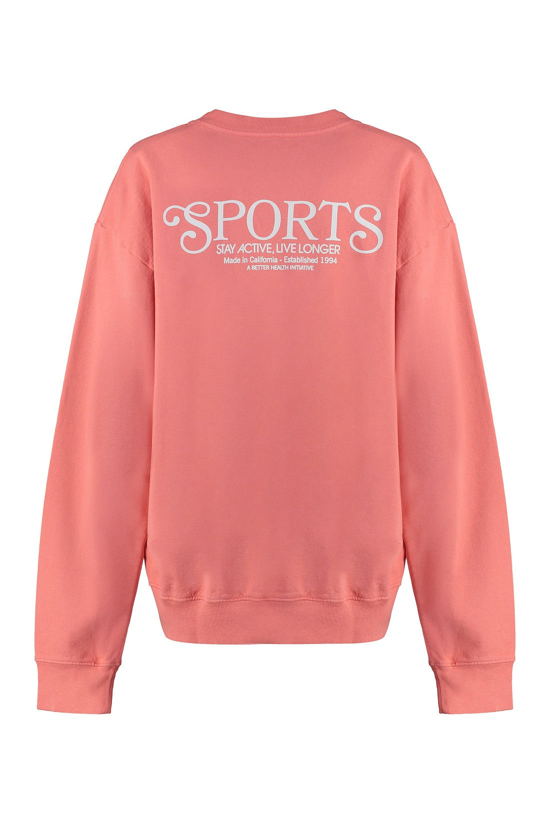 Sporty & Rich-OUTLET-SALE-Cotton crew-neck sweatshirt-ARCHIVIST