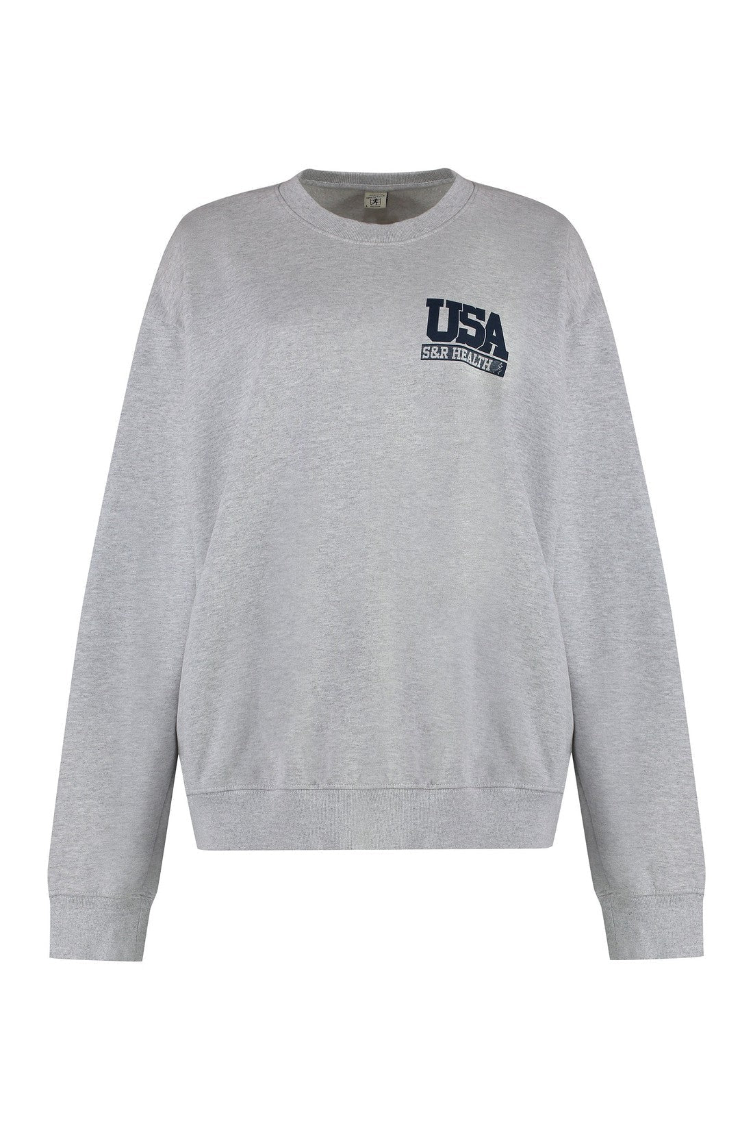 Sporty & Rich-OUTLET-SALE-Cotton crew-neck sweatshirt-ARCHIVIST