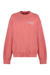 Sporty & Rich-OUTLET-SALE-Cotton crew-neck sweatshirt-ARCHIVIST