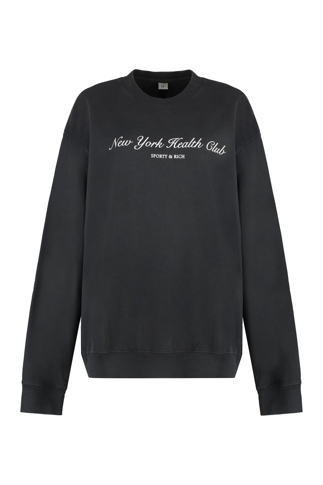 Sporty & Rich-OUTLET-SALE-Cotton crew-neck sweatshirt-ARCHIVIST