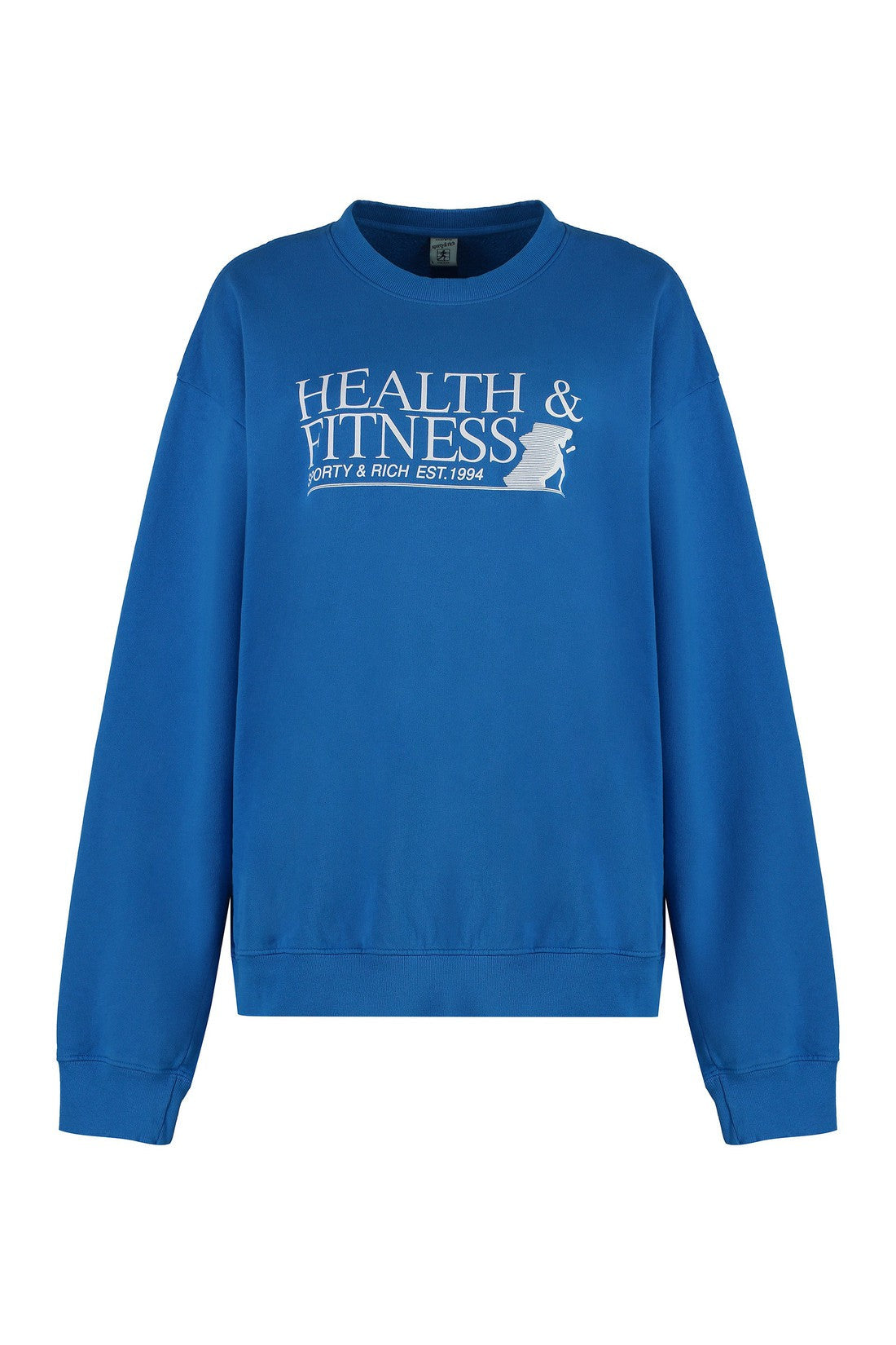 Sporty & Rich-OUTLET-SALE-Cotton crew-neck sweatshirt-ARCHIVIST