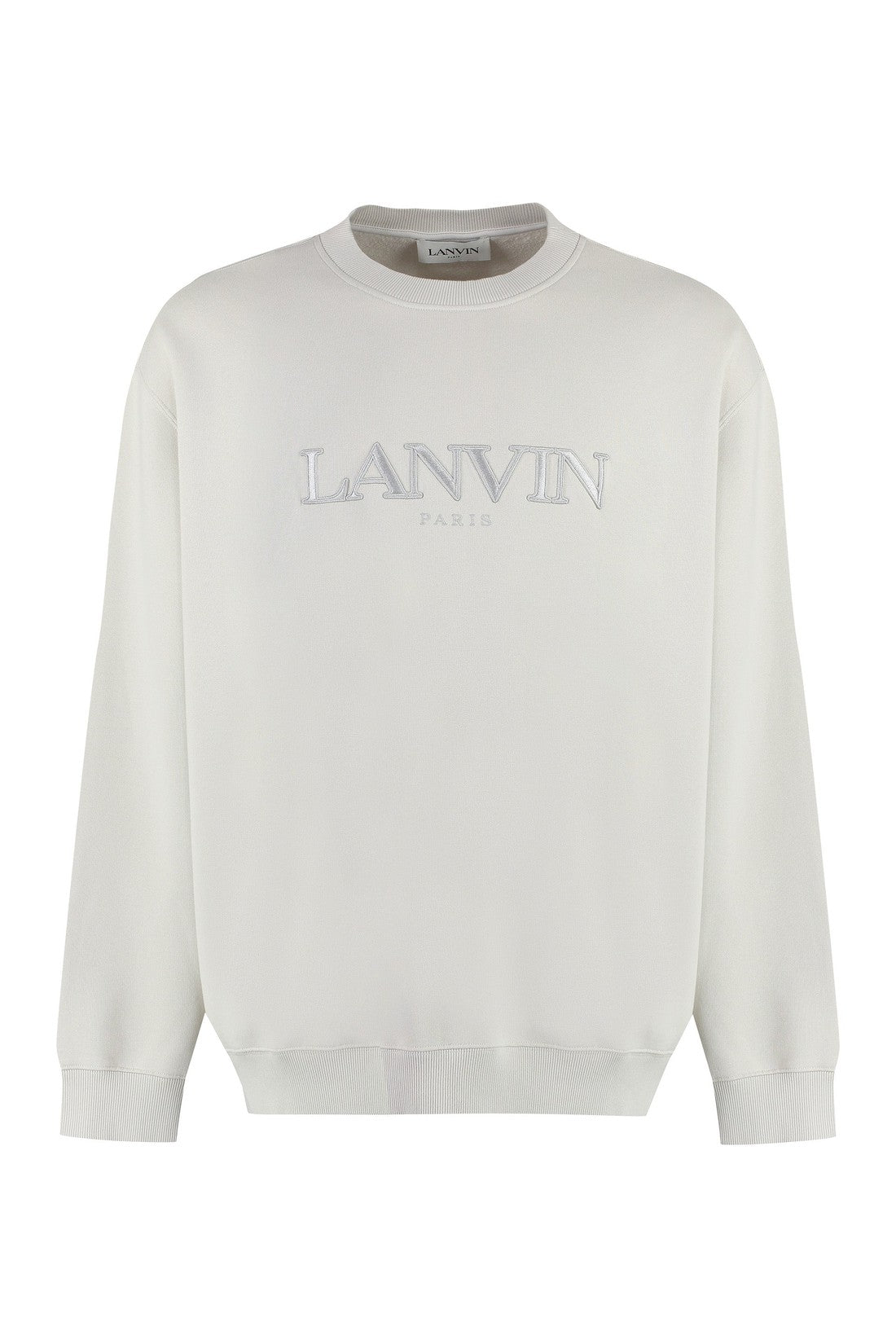 Lanvin-OUTLET-SALE-Cotton crew-neck sweatshirt with logo-ARCHIVIST