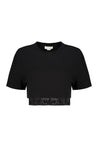 Alexander McQueen-OUTLET-SALE-Cotton crop-top-ARCHIVIST