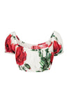 Dolce & Gabbana-OUTLET-SALE-Cotton crop top-ARCHIVIST