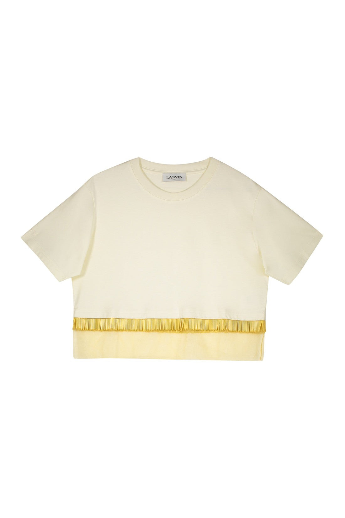 Lanvin-OUTLET-SALE-Cotton crop top-ARCHIVIST