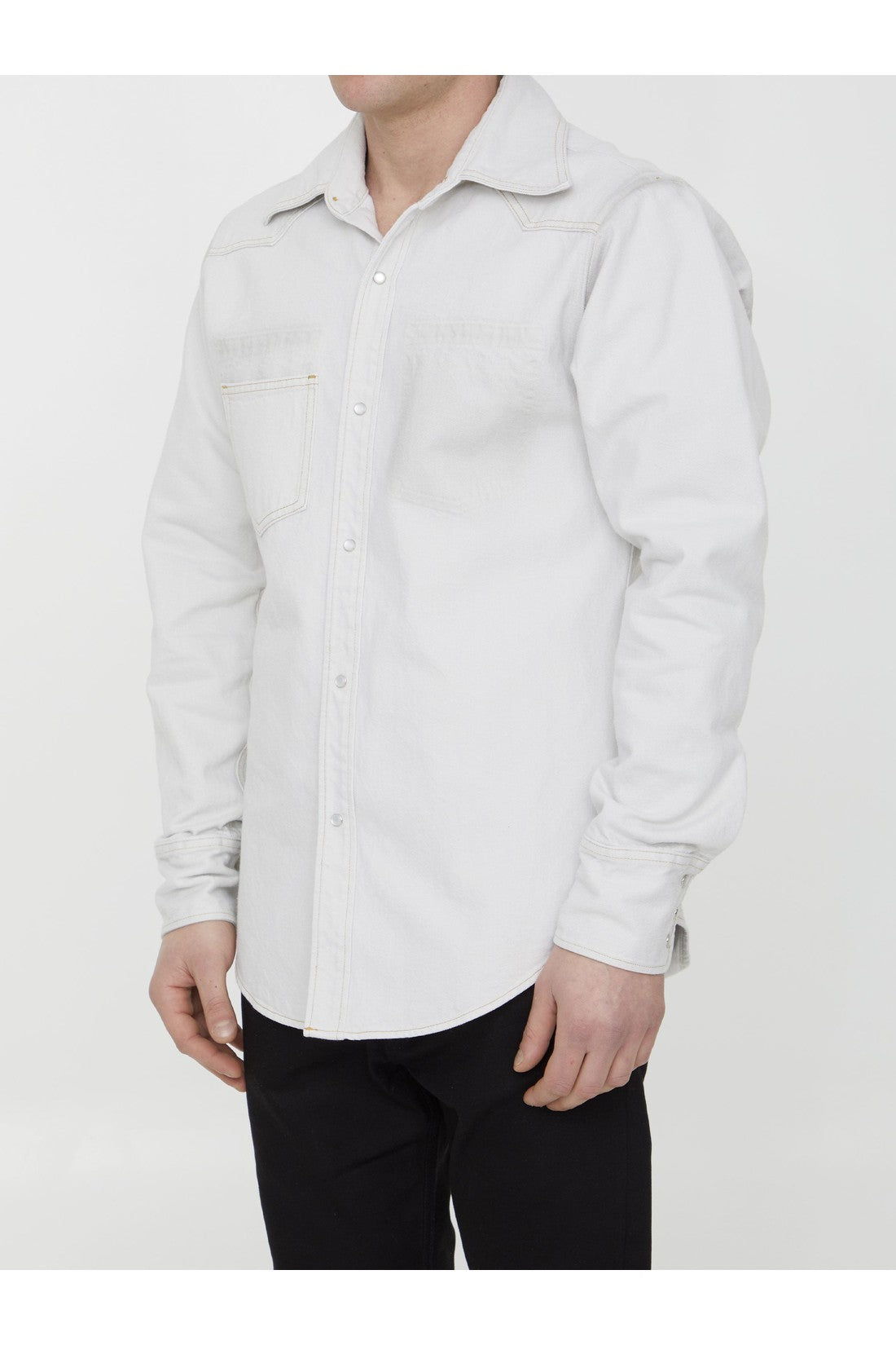 MAISON MARGIELA-OUTLET-SALE-Cotton denim shirt-ARCHIVIST