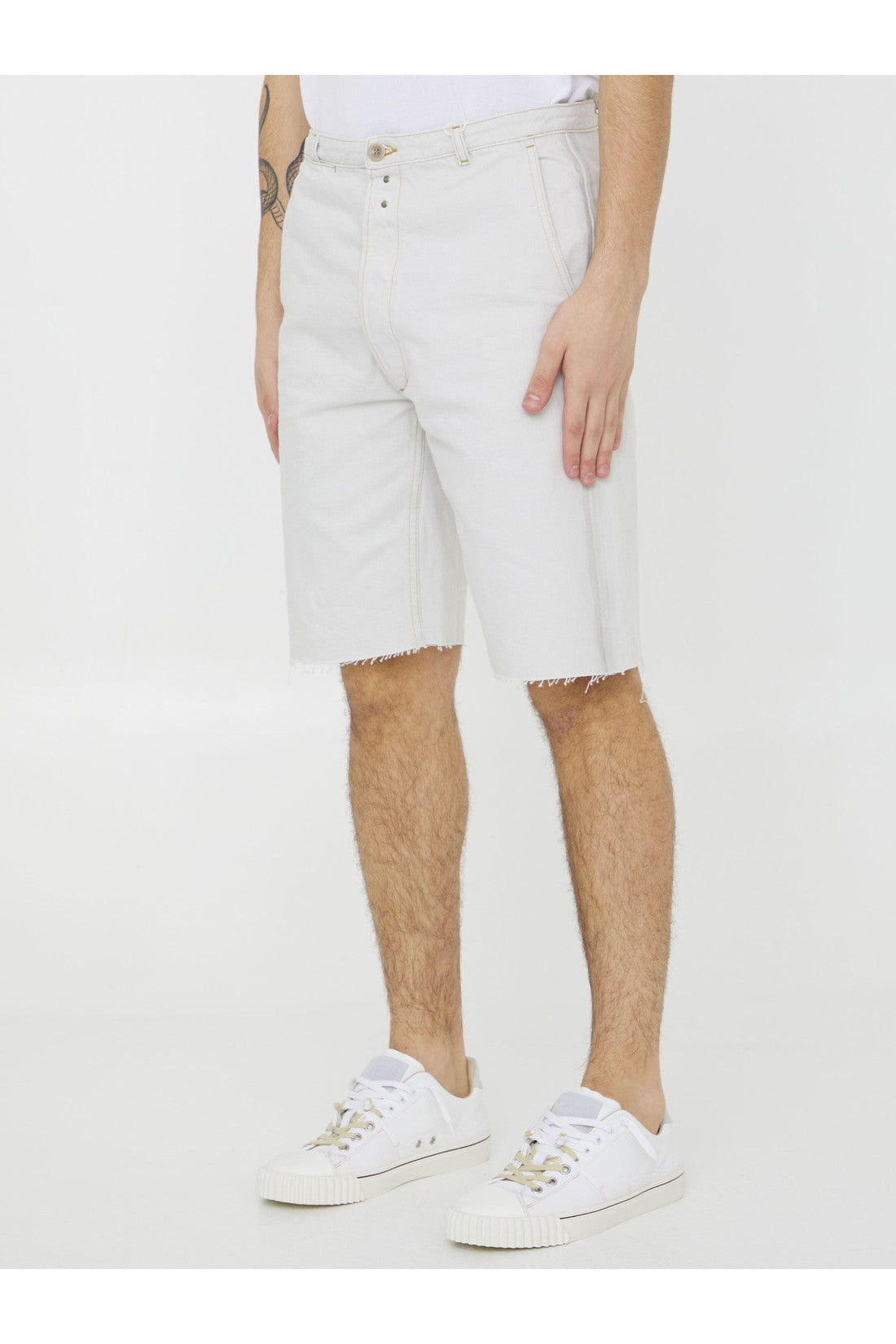 MAISON MARGIELA-OUTLET-SALE-Cotton denim shorts-ARCHIVIST