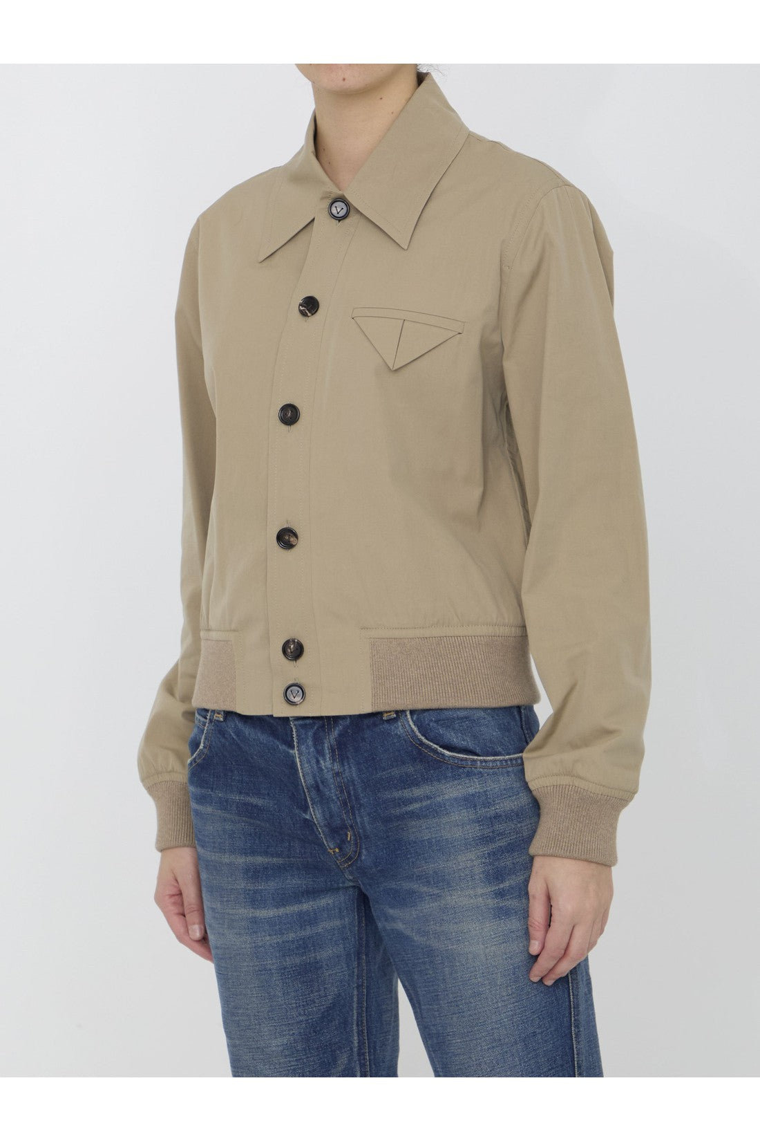 BOTTEGA VENETA-OUTLET-SALE-Cotton drill jacket-ARCHIVIST