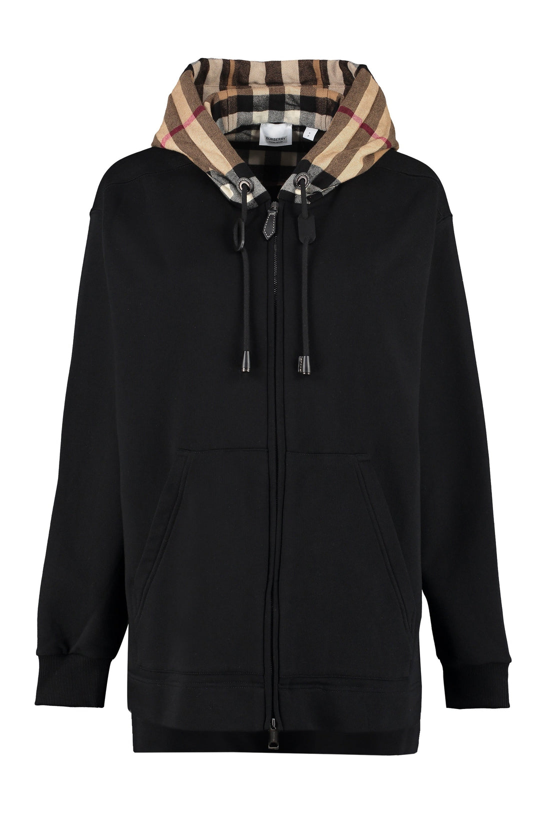 Burberry-OUTLET-SALE-Cotton full zip hoodie-ARCHIVIST