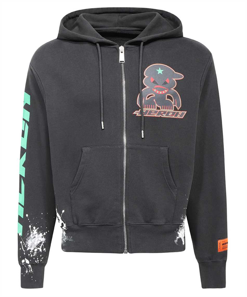 Heron Preston-OUTLET-SALE-Cotton full zip hoodie-ARCHIVIST