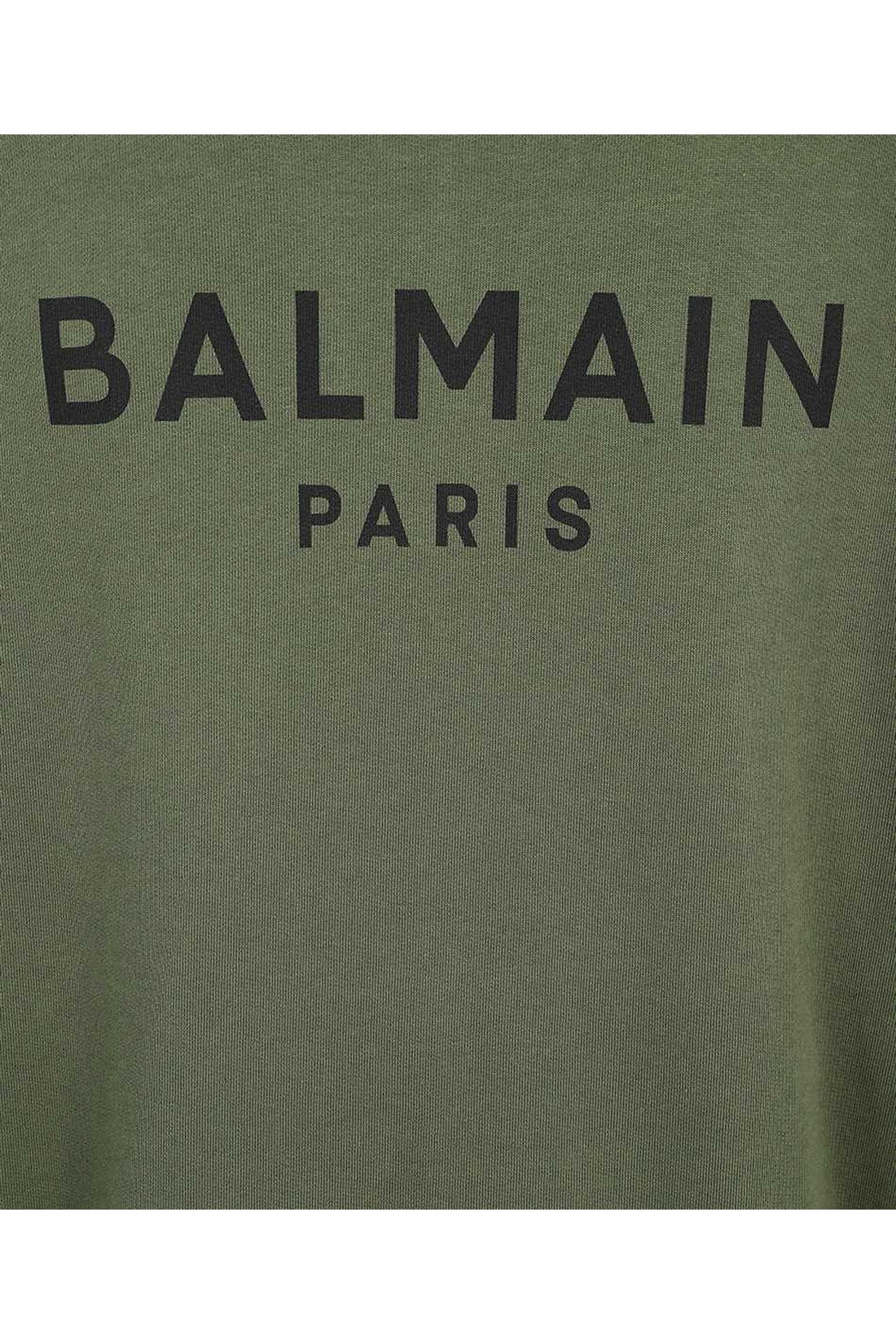 Balmain-OUTLET-SALE-Cotton full-zip sweatshirt-ARCHIVIST