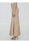 BURBERRY-OUTLET-SALE-Cotton gabardine long skirt-ARCHIVIST