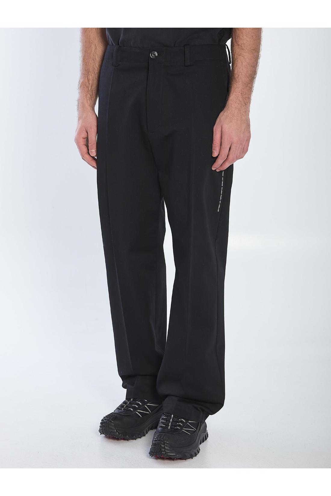 Moncler Fragment-OUTLET-SALE-Cotton gabardine trousers-ARCHIVIST