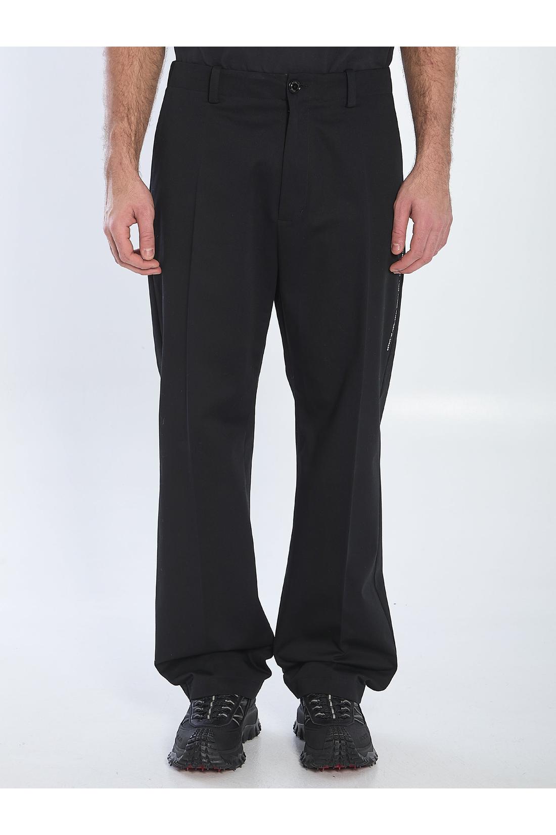 Moncler Fragment-OUTLET-SALE-Cotton gabardine trousers-ARCHIVIST