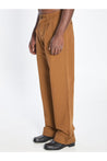 Valentino Garavani-OUTLET-SALE-Cotton gabardine trousers-ARCHIVIST
