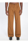 Valentino Garavani-OUTLET-SALE-Cotton gabardine trousers-ARCHIVIST