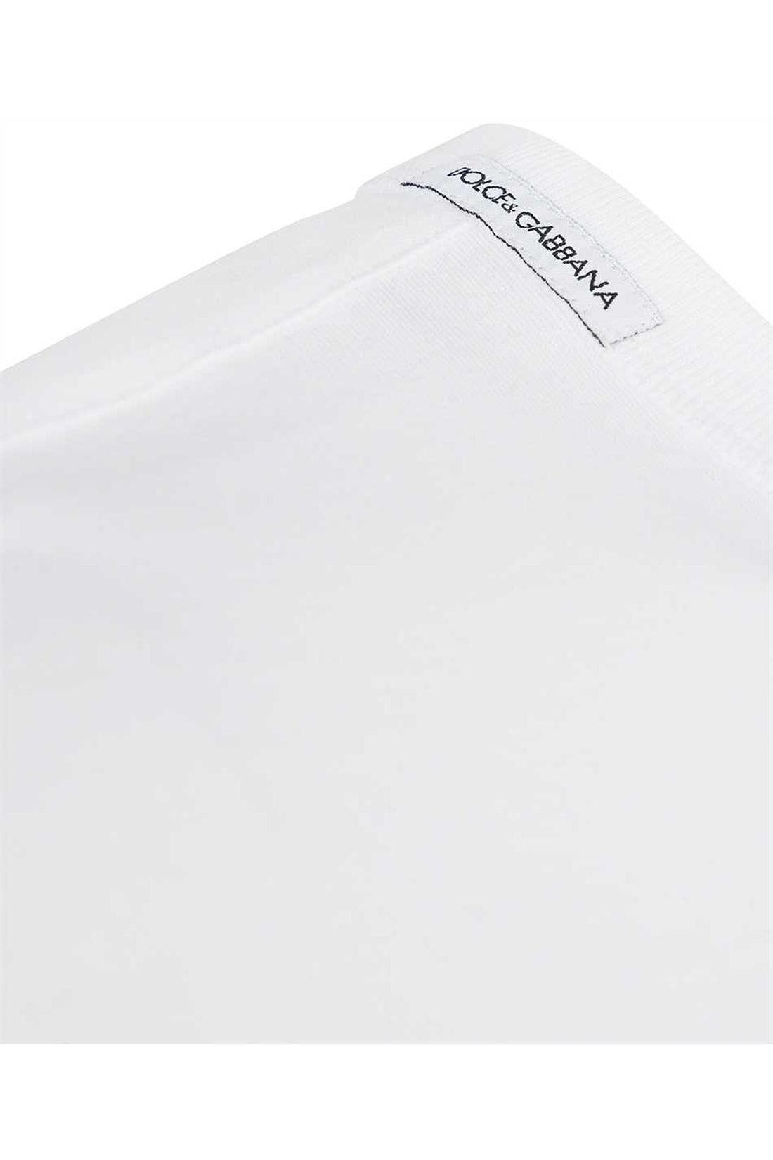 Dolce & Gabbana-OUTLET-SALE-Cotton henley T-shirt-ARCHIVIST