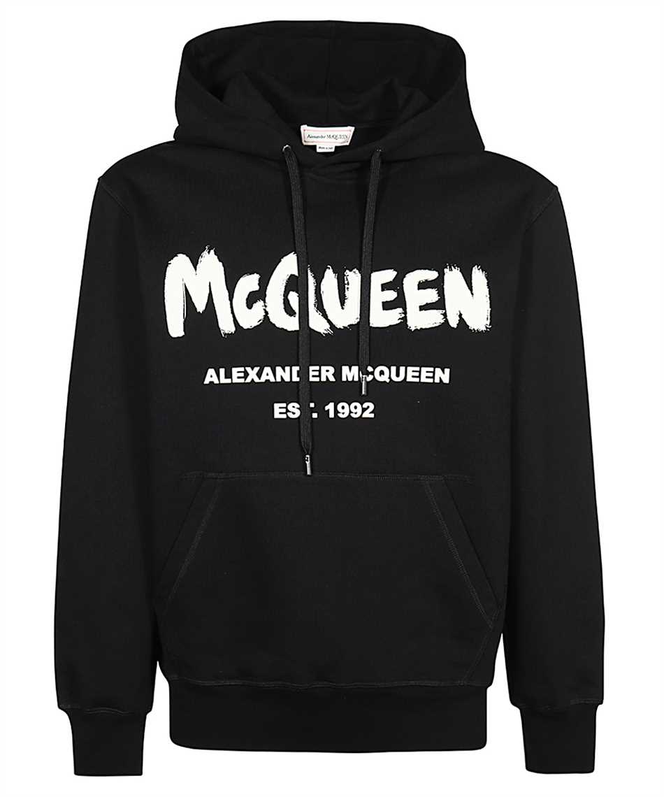 Alexander McQueen-OUTLET-SALE-Cotton hoodie-ARCHIVIST