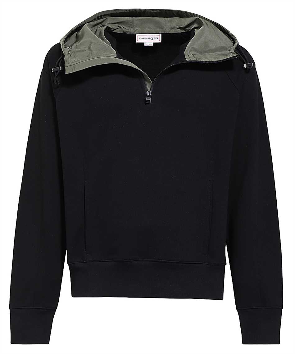 Alexander McQueen-OUTLET-SALE-Cotton hoodie-ARCHIVIST