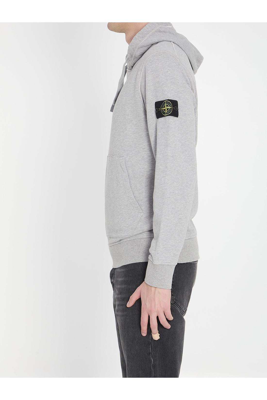 Stone Island-OUTLET-SALE-Cotton hoodie-ARCHIVIST