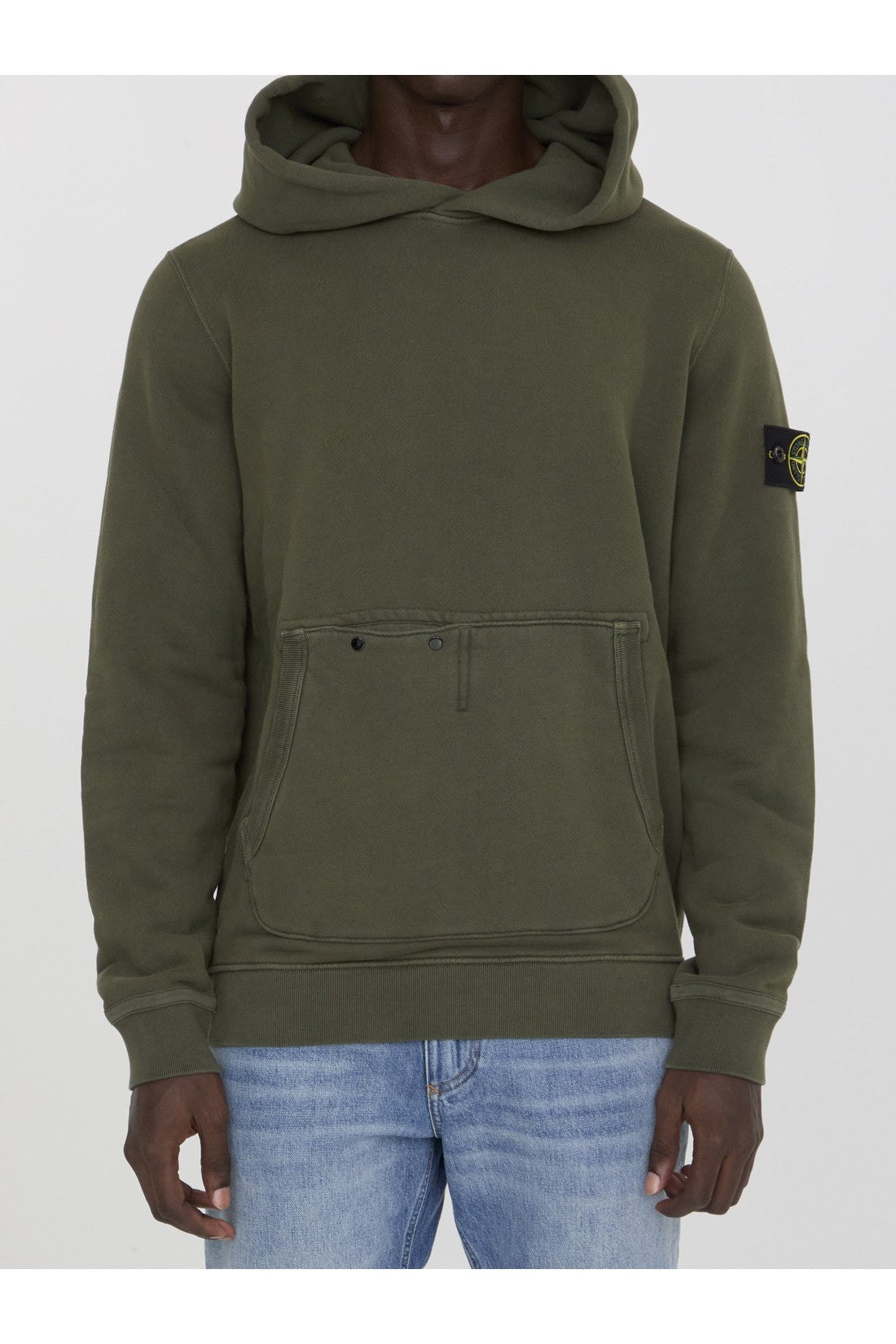 Stone Island-OUTLET-SALE-Cotton hoodie-ARCHIVIST