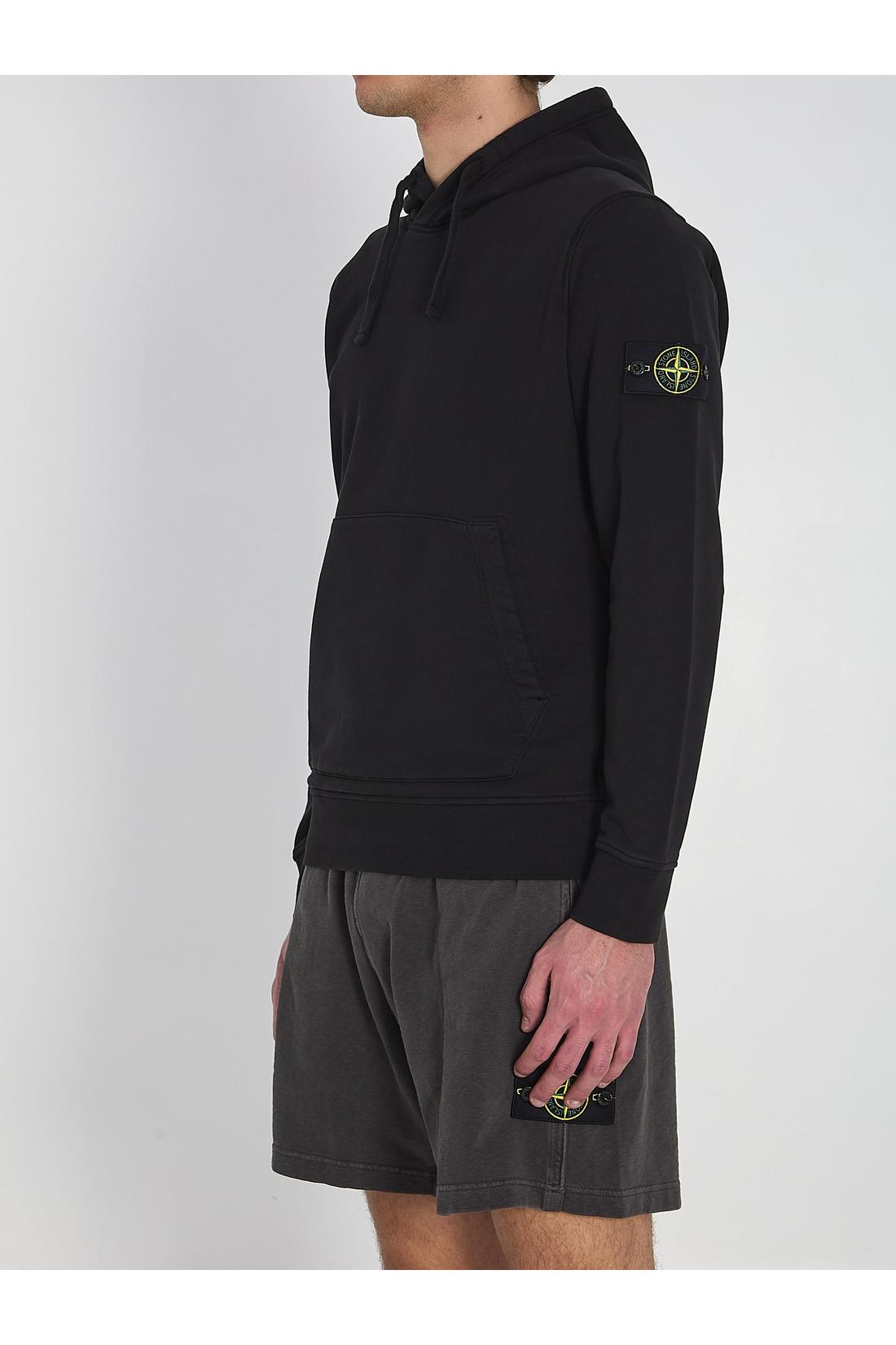 Stone island-OUTLET-SALE-Cotton hoodie-ARCHIVIST