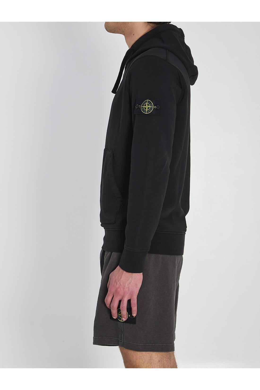 Stone island-OUTLET-SALE-Cotton hoodie-ARCHIVIST