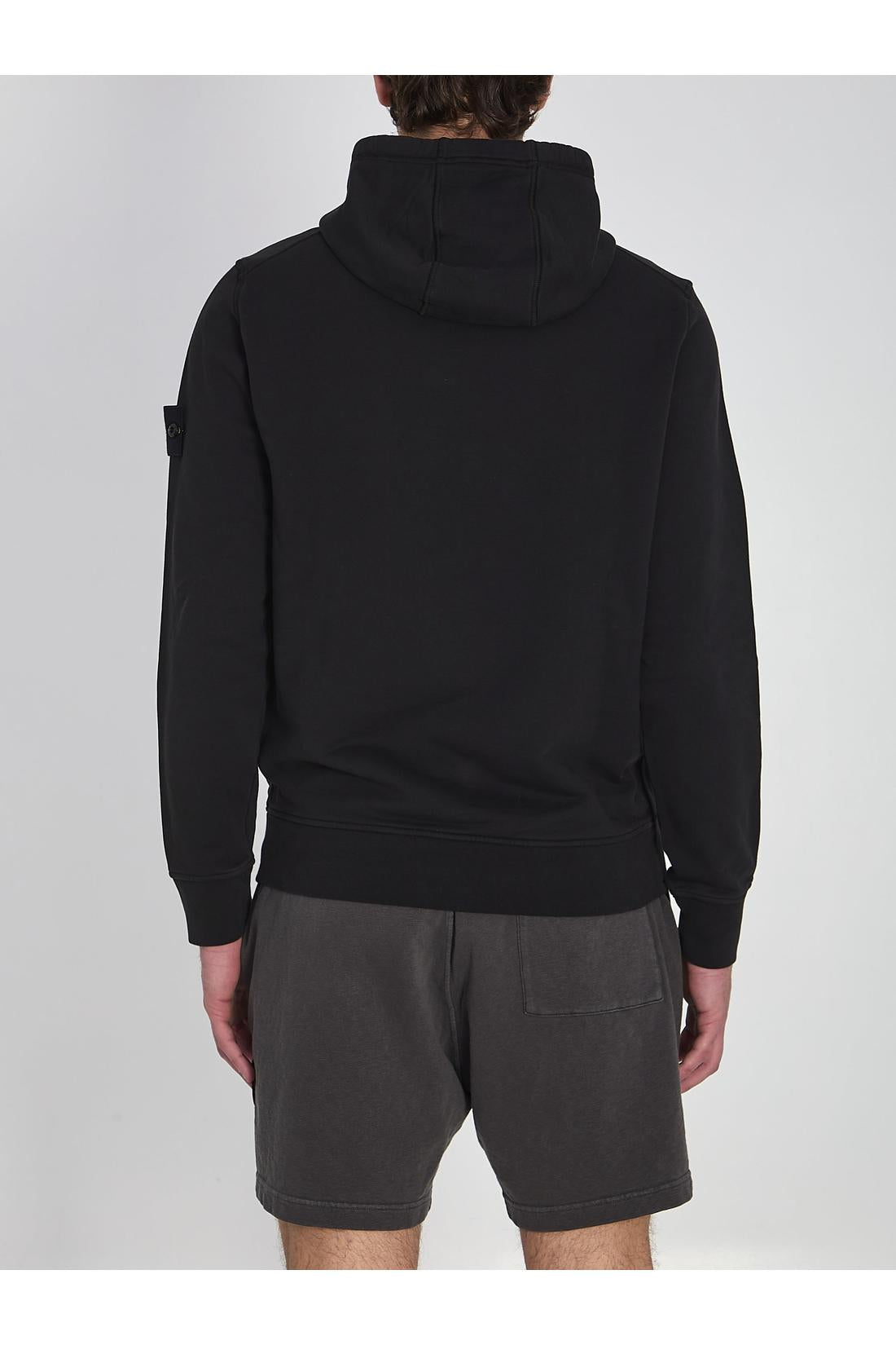 Stone island-OUTLET-SALE-Cotton hoodie-ARCHIVIST