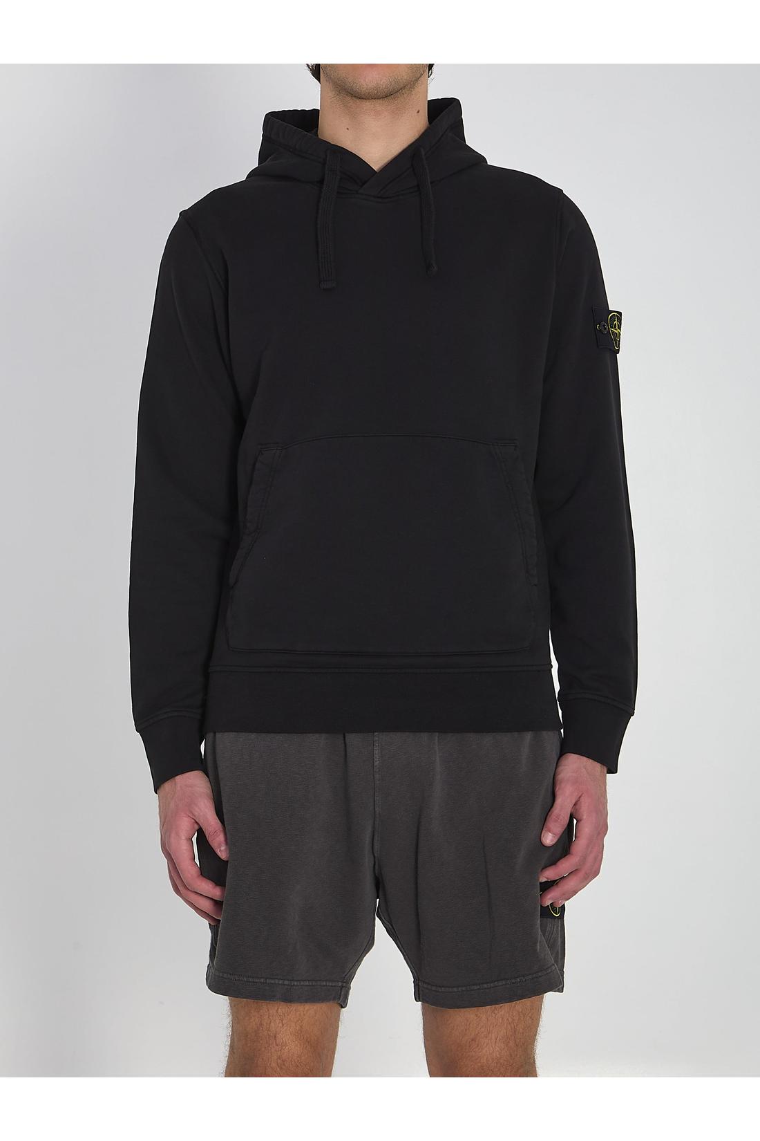 Stone island-OUTLET-SALE-Cotton hoodie-ARCHIVIST