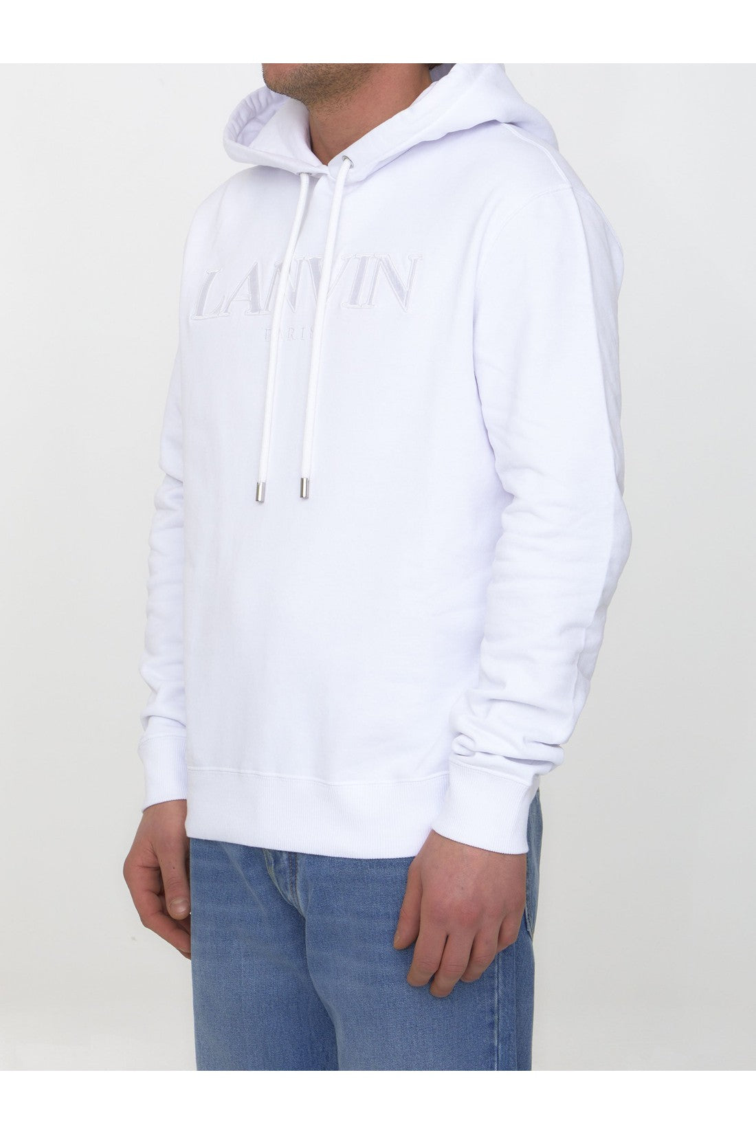 LANVIN-OUTLET-SALE-Cotton hoodie with logo-ARCHIVIST