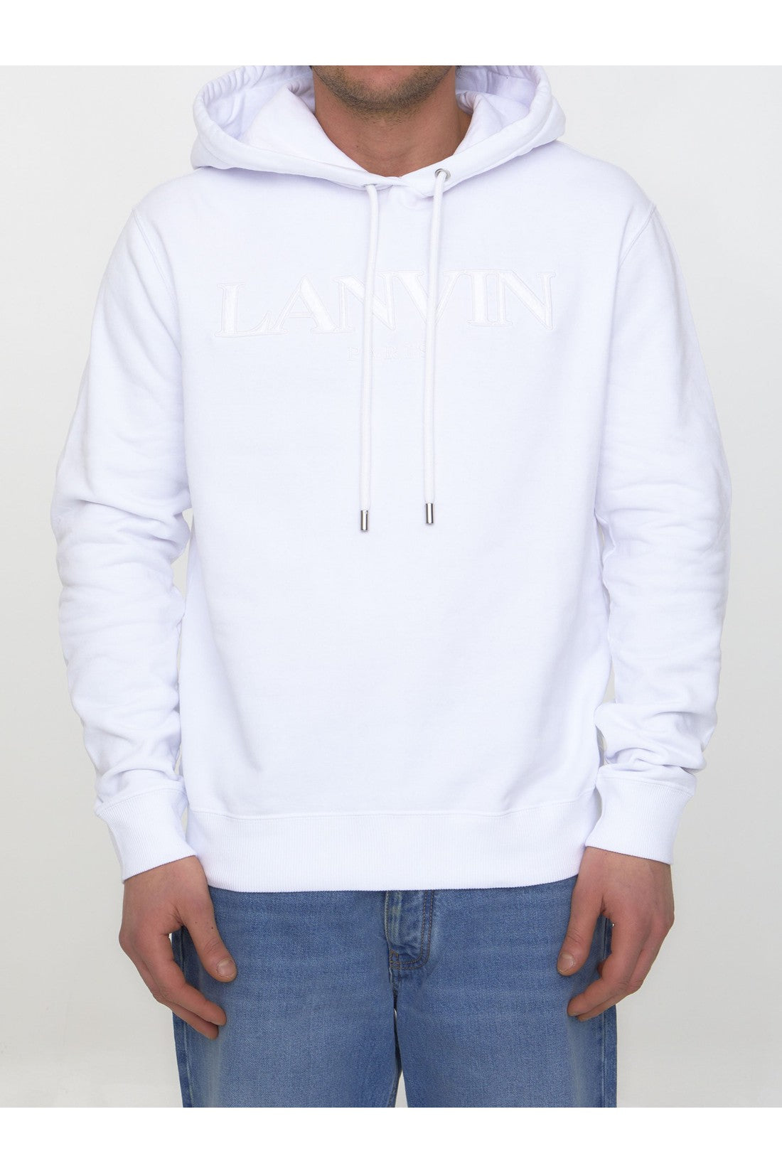 LANVIN-OUTLET-SALE-Cotton hoodie with logo-ARCHIVIST