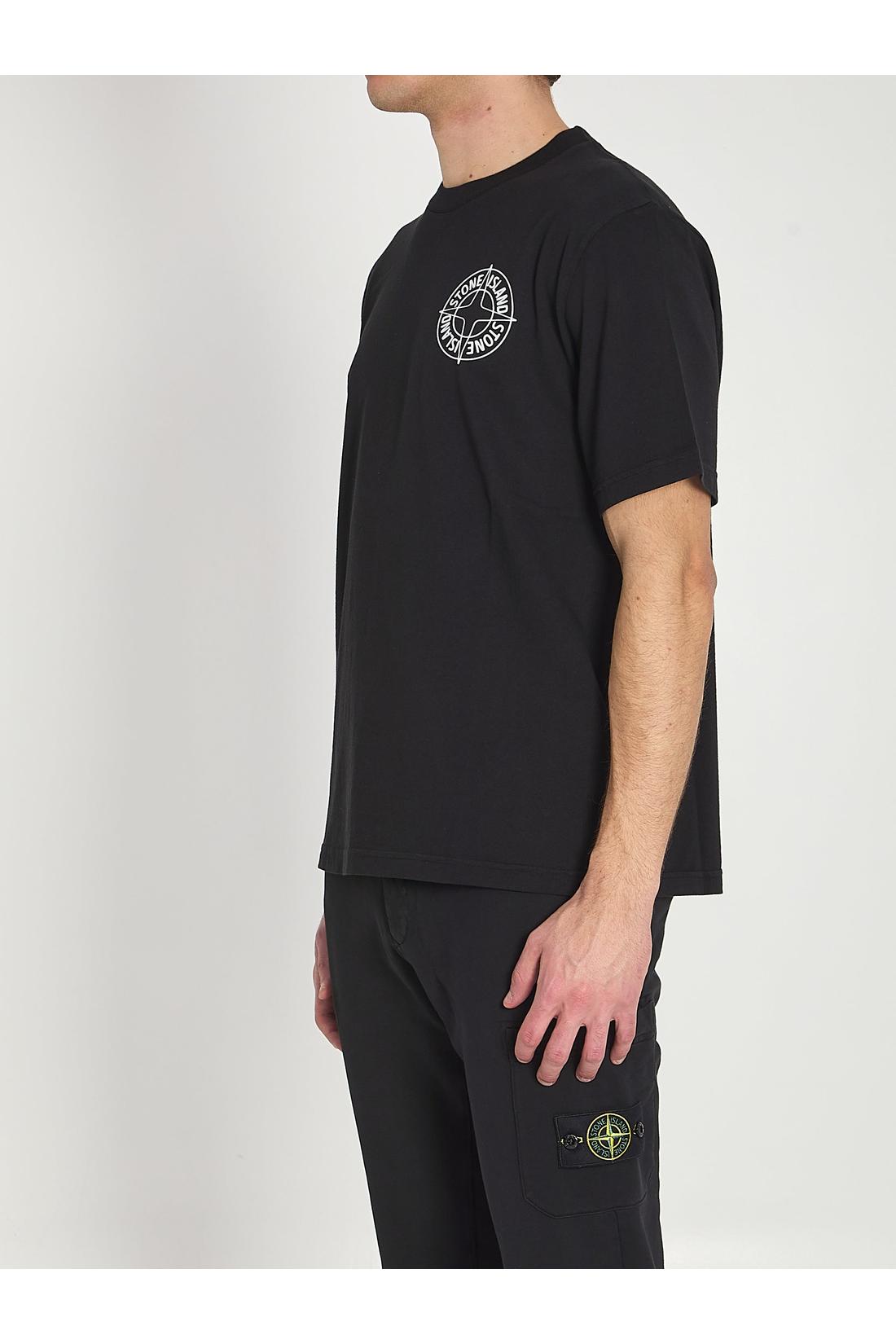 Stone Island-OUTLET-SALE-Cotton jersey t-shirt-ARCHIVIST