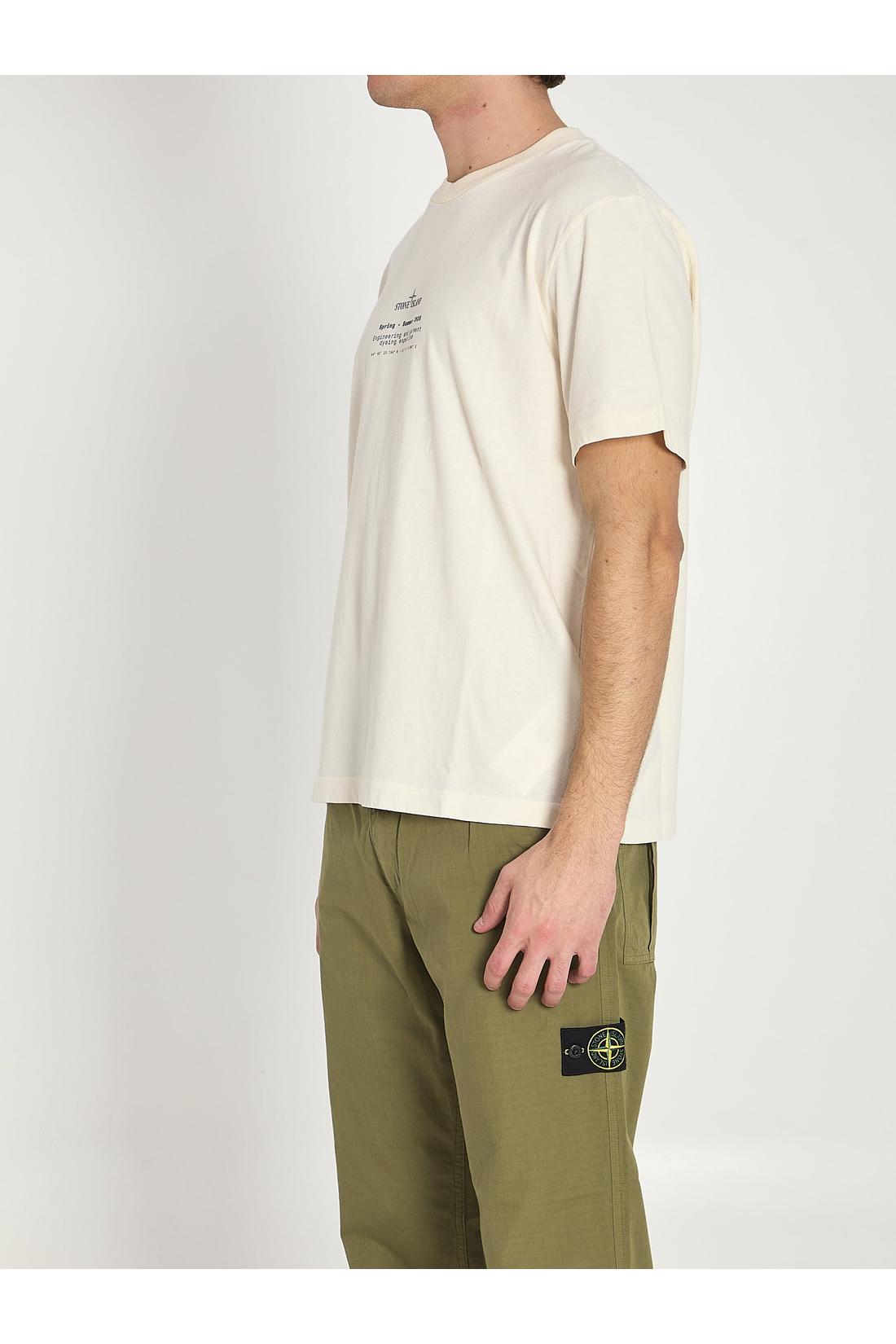 Stone Island-OUTLET-SALE-Cotton jersey t-shirt-ARCHIVIST