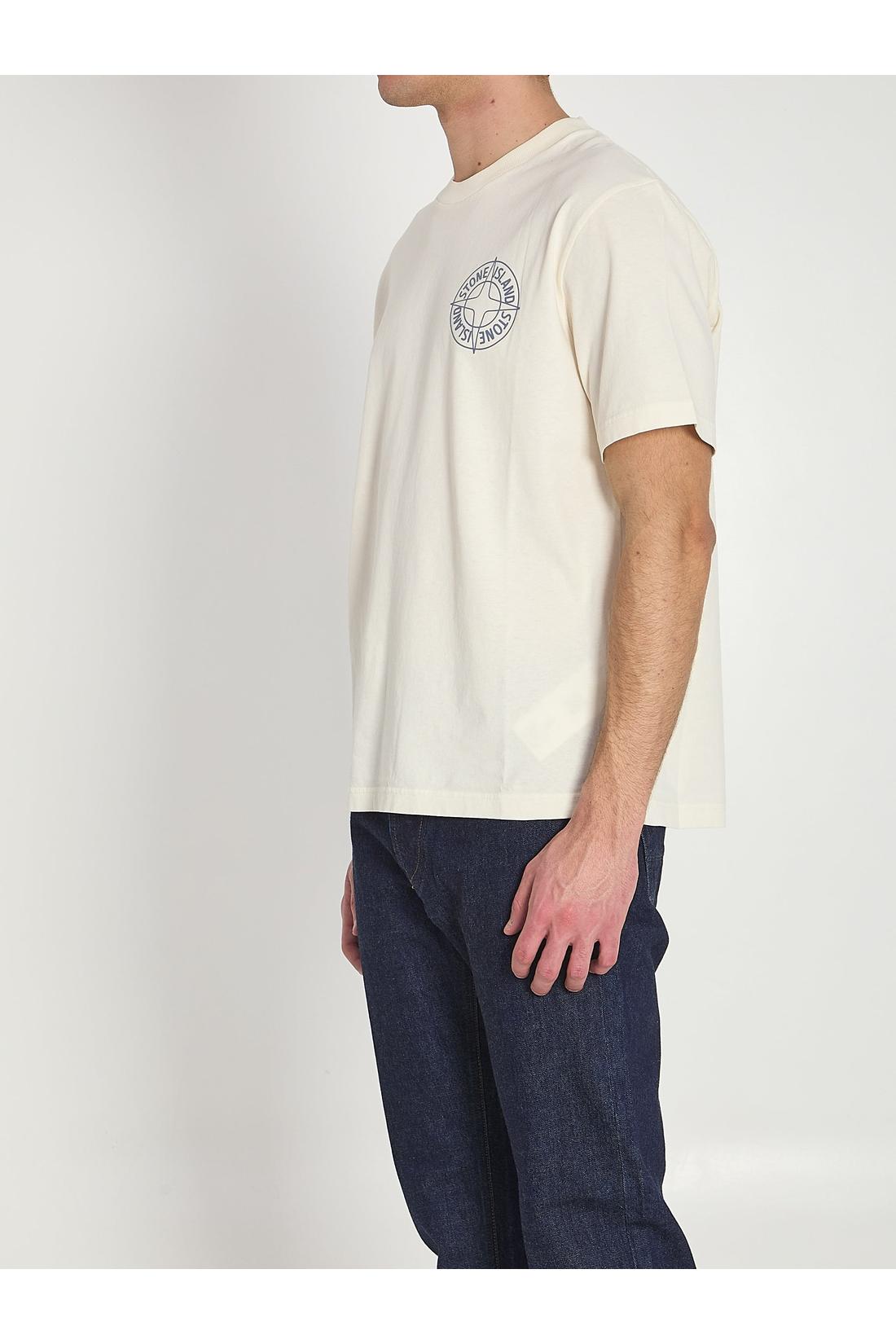 Stone Island-OUTLET-SALE-Cotton jersey t-shirt-ARCHIVIST