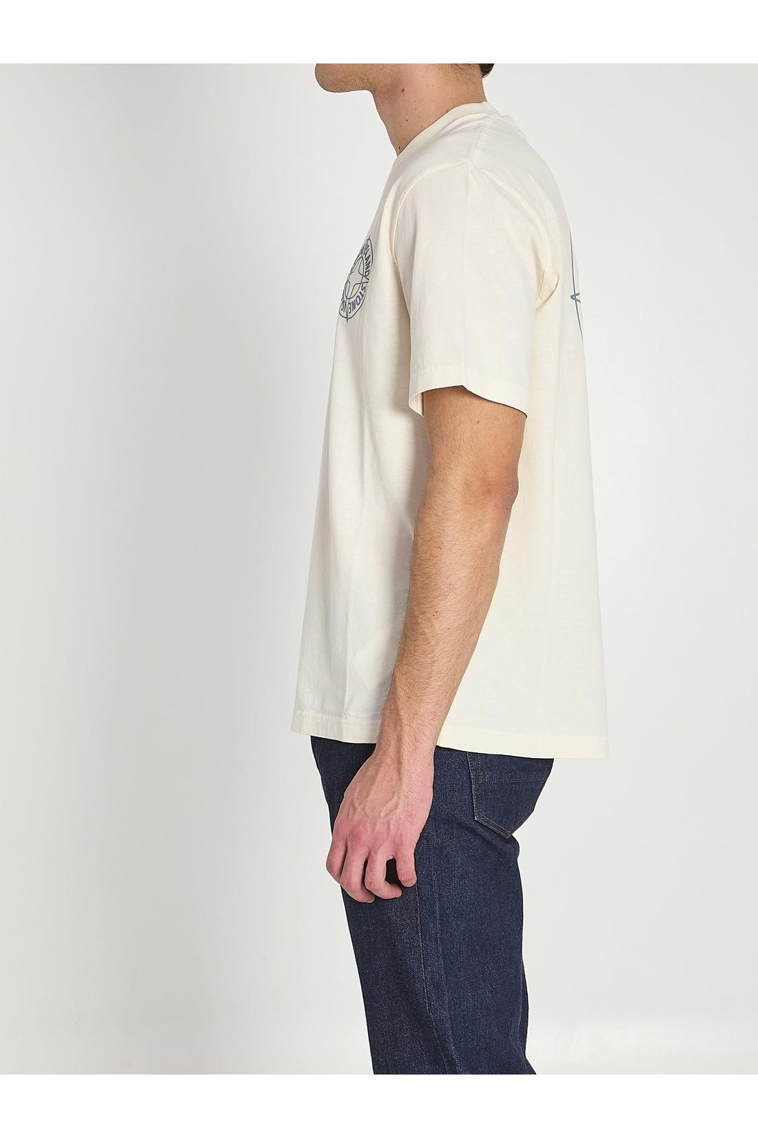 Stone Island-OUTLET-SALE-Cotton jersey t-shirt-ARCHIVIST