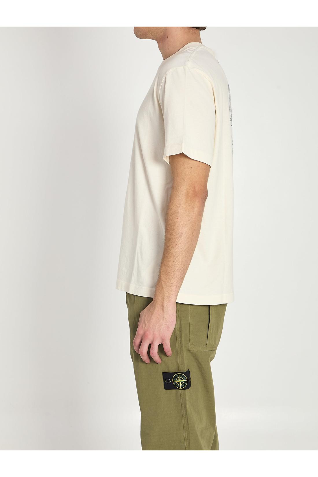 Stone Island-OUTLET-SALE-Cotton jersey t-shirt-ARCHIVIST
