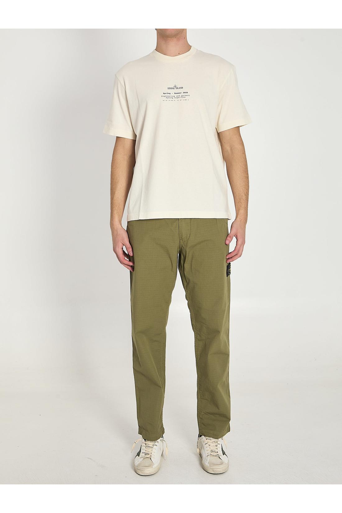 Stone Island-OUTLET-SALE-Cotton jersey t-shirt-ARCHIVIST