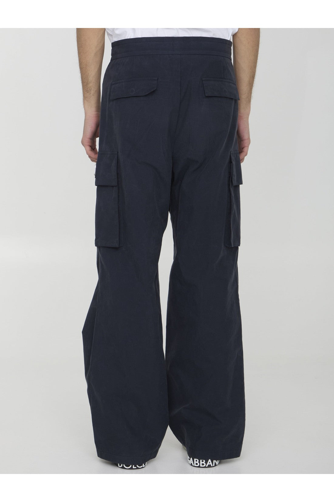 DOLCE&GABBANA-OUTLET-SALE-Cotton jogging pants-ARCHIVIST