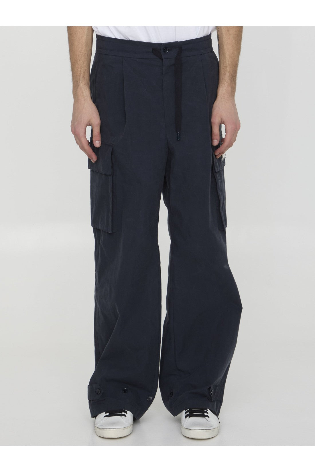 DOLCE&GABBANA-OUTLET-SALE-Cotton jogging pants-ARCHIVIST