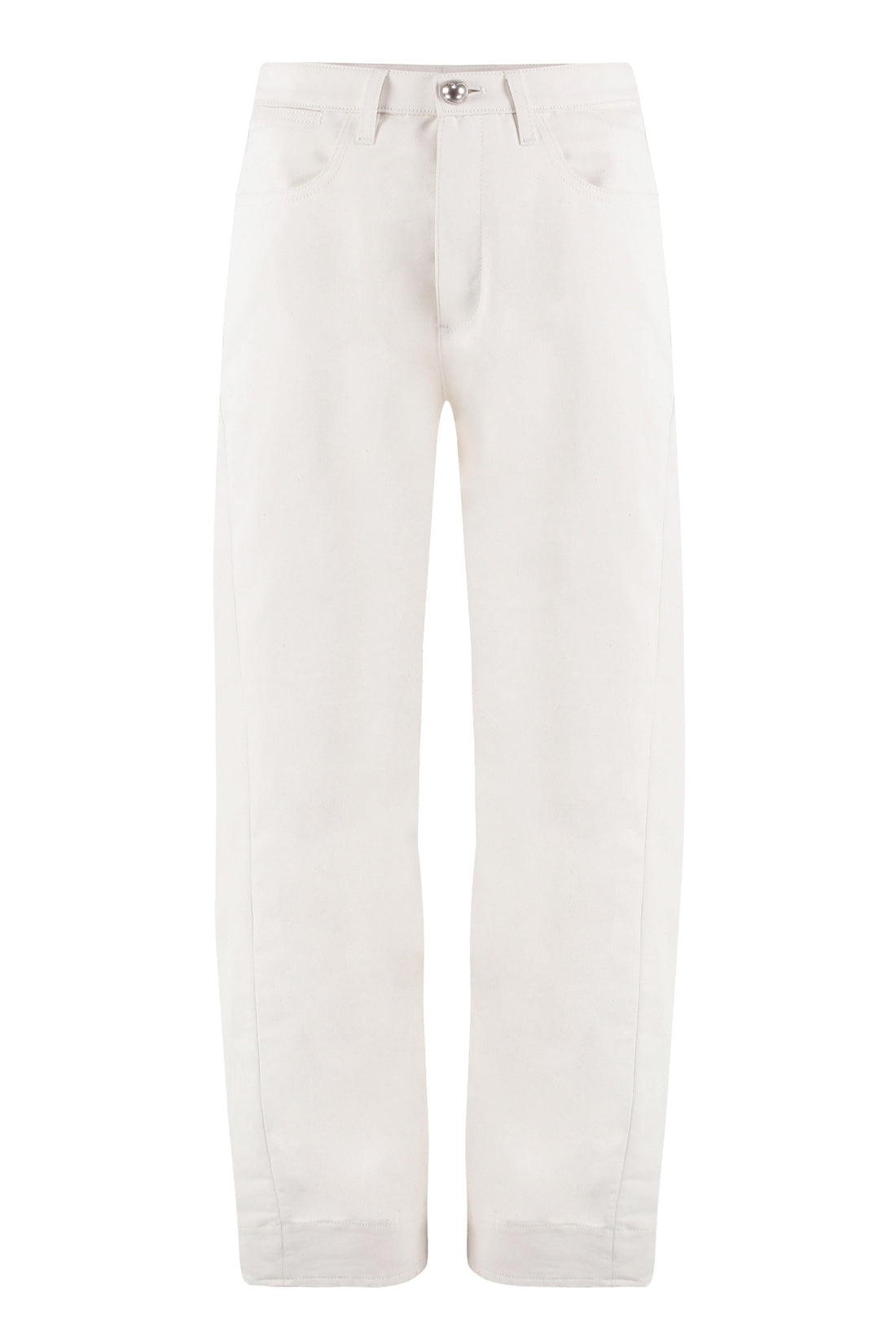 Jil Sander-OUTLET-SALE-Cotton-linen trousers-ARCHIVIST