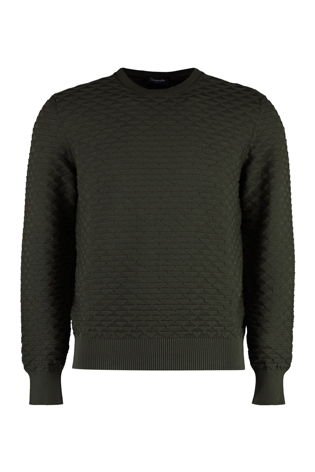 Piralo-OUTLET-SALE-Cotton long sleeve sweater-ARCHIVIST