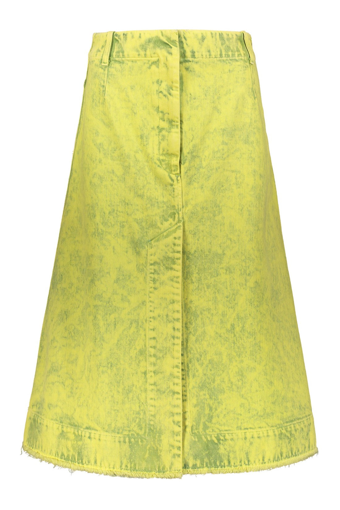 Cedric Charlier-OUTLET-SALE-Cotton midi skirt-ARCHIVIST