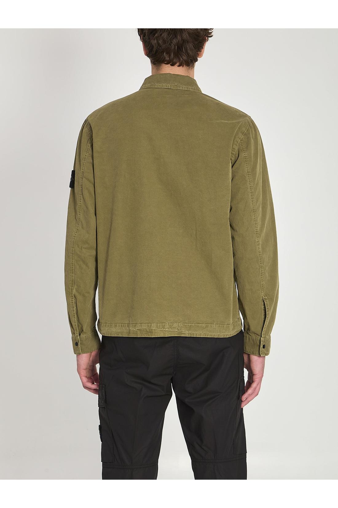 Stone Island-OUTLET-SALE-Cotton overshirt-ARCHIVIST