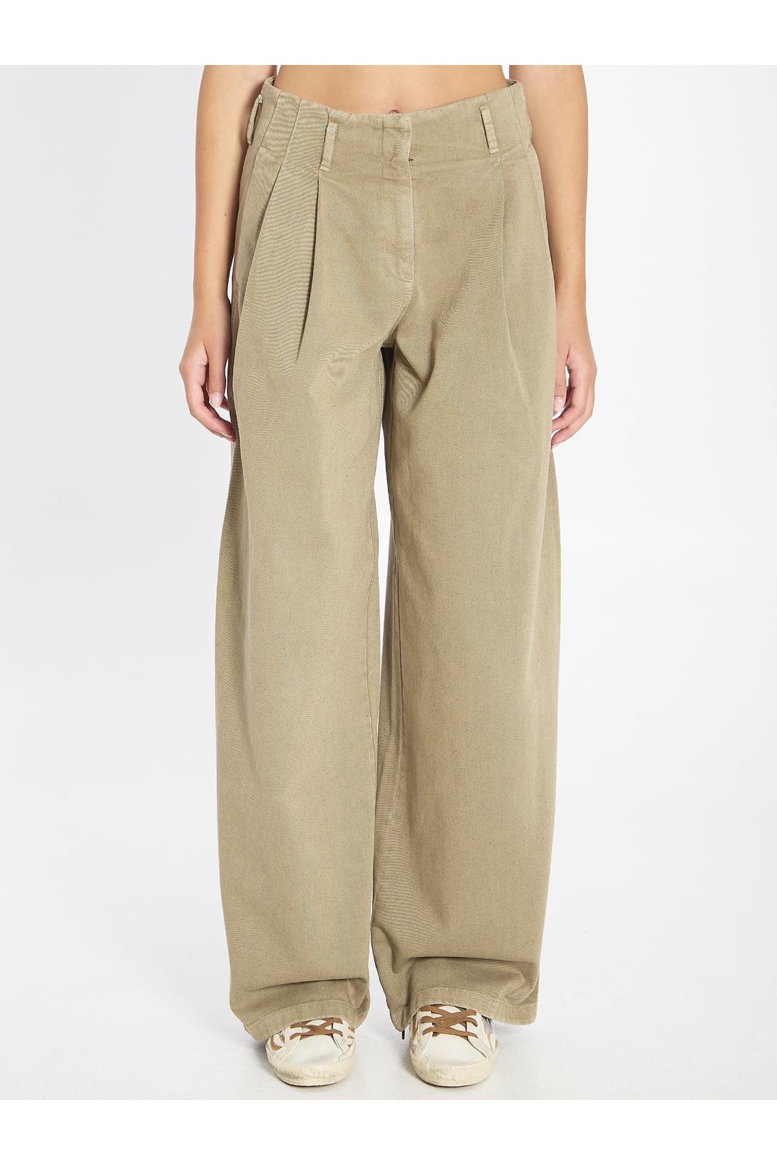 Golden Goose-OUTLET-SALE-Cotton pants-ARCHIVIST