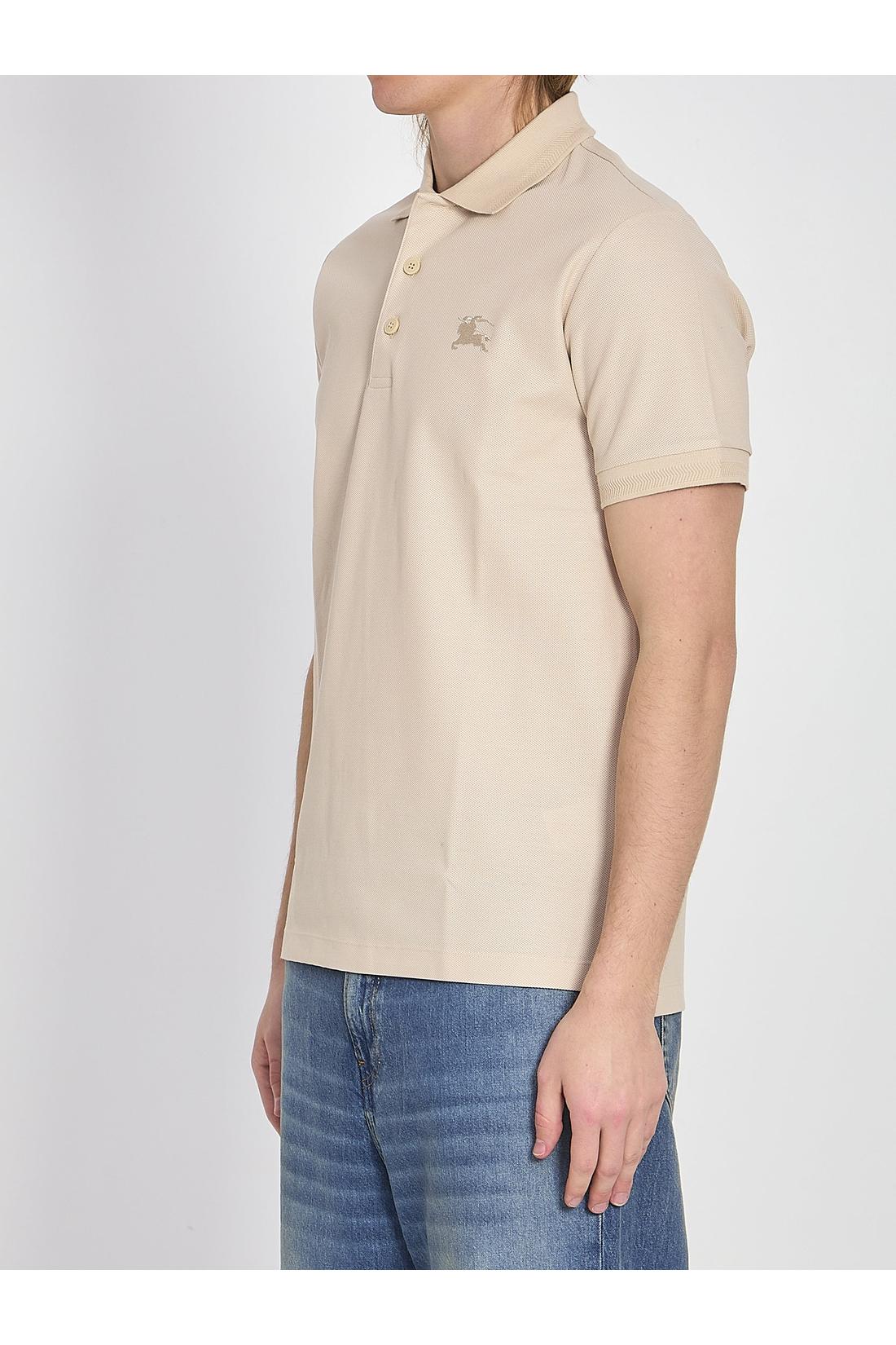 Burberry-OUTLET-SALE-Cotton piqué polo shirt-ARCHIVIST