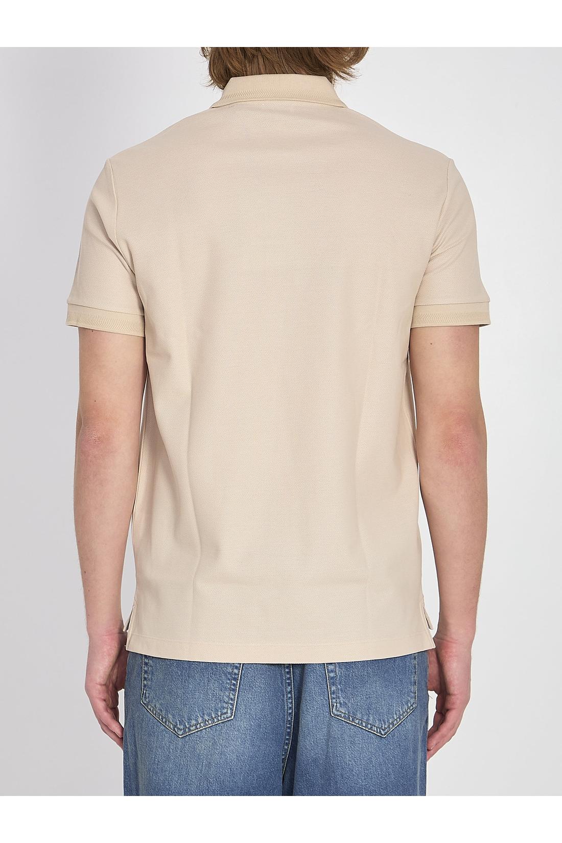 Burberry-OUTLET-SALE-Cotton piqué polo shirt-ARCHIVIST