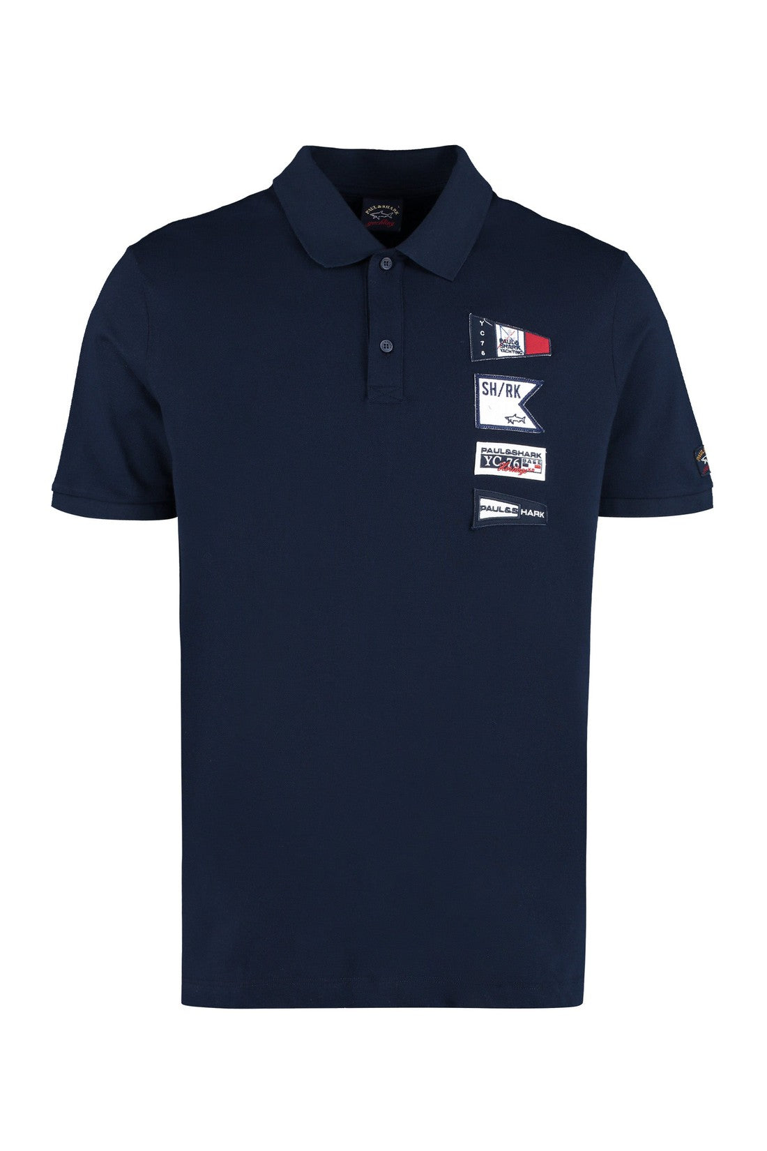 Piralo-OUTLET-SALE-Cotton-piqué polo shirt-ARCHIVIST